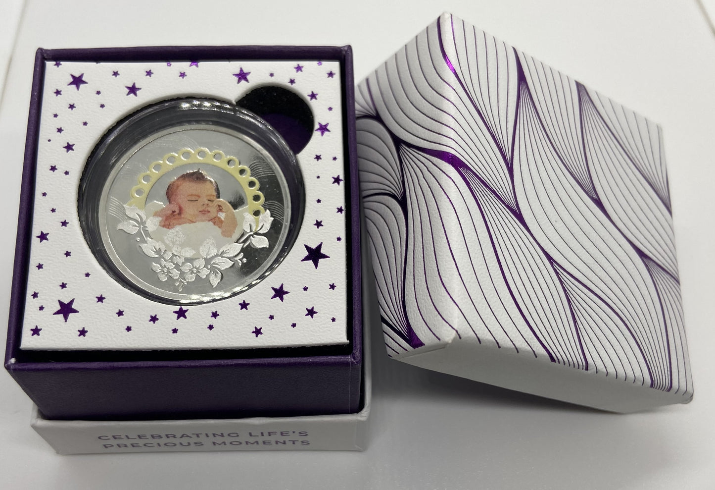 Celebrate Arrival of a Special one with Elegance: 10 gram Pure Silver New Born Baby Gift Coin – A Timeless Gift for Loved Ones