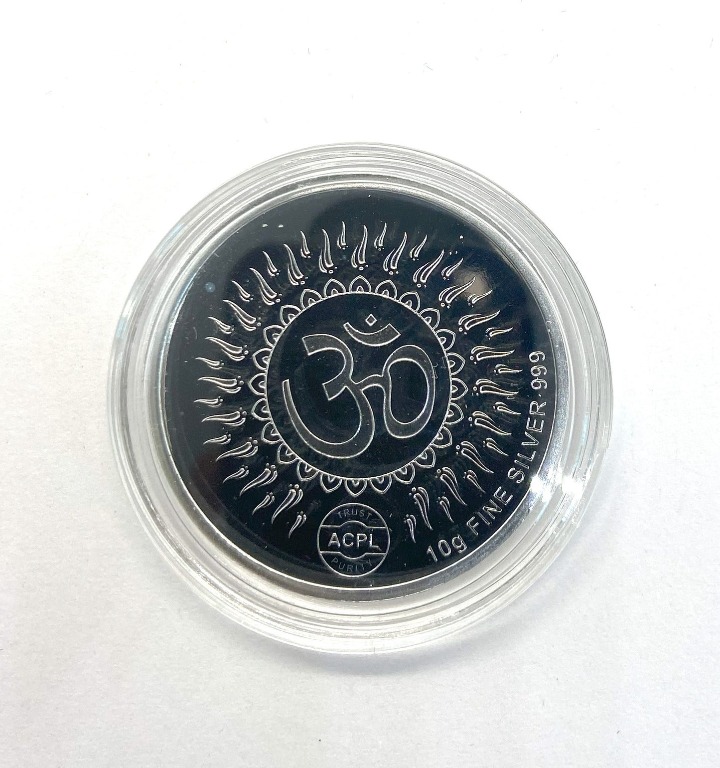 Pure Silver Collectible Coin, 99.9% Fine Silver, Limited Edition Maa Durga Silver Coin, Intricate Design, Gift-Ready Presentation.