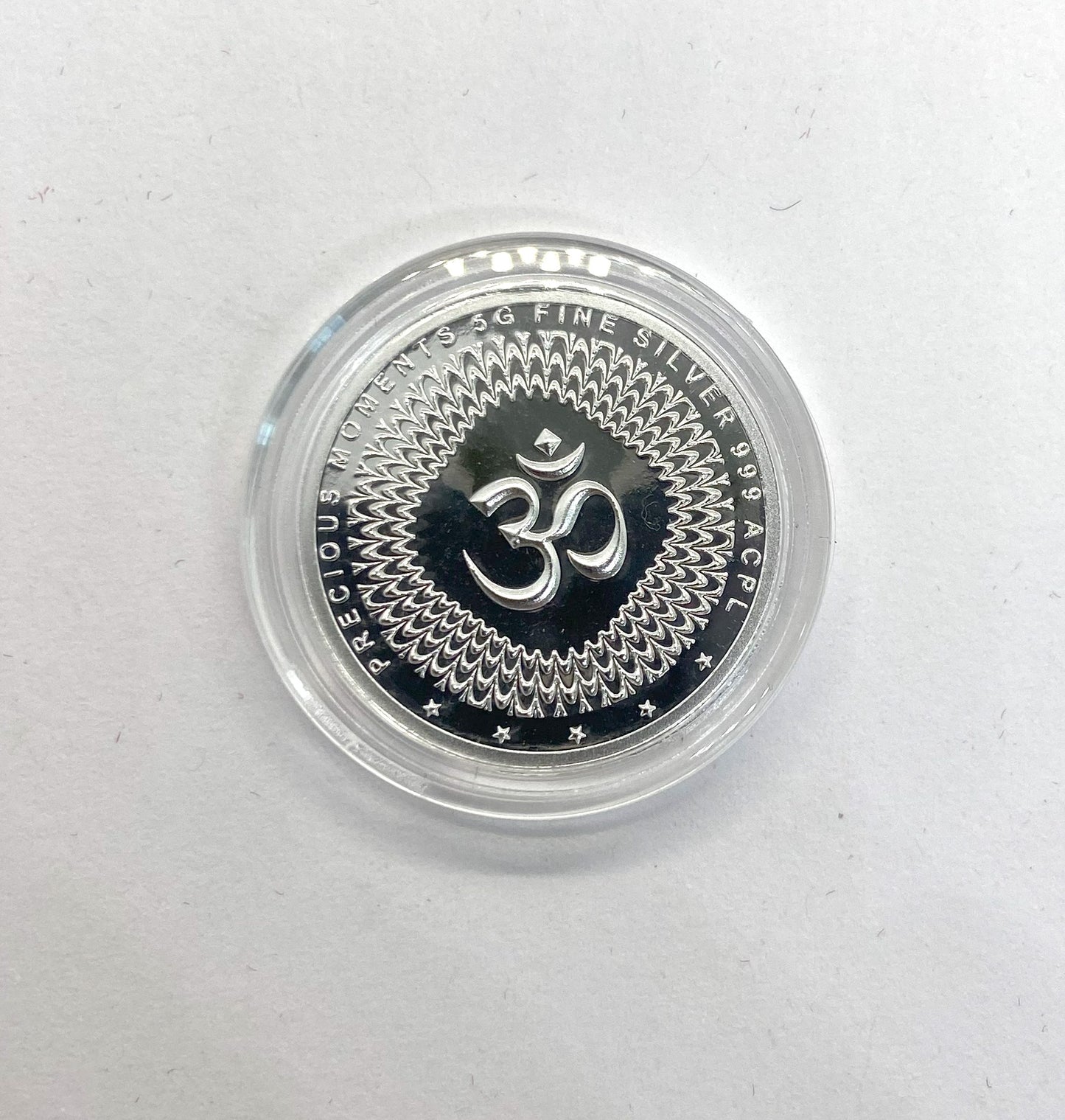 99.9% Fine Silver, Limited Edition Laxmi Ji Ganesh Ji and Saraswati Ji Silver Coin, Intricate Design, Gift-Ready Presentation