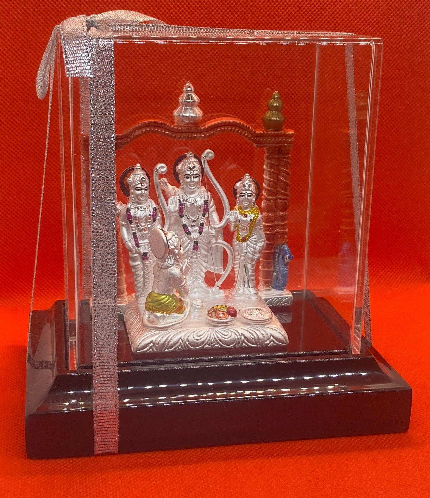 999 Pure silver Ram Parivar idol