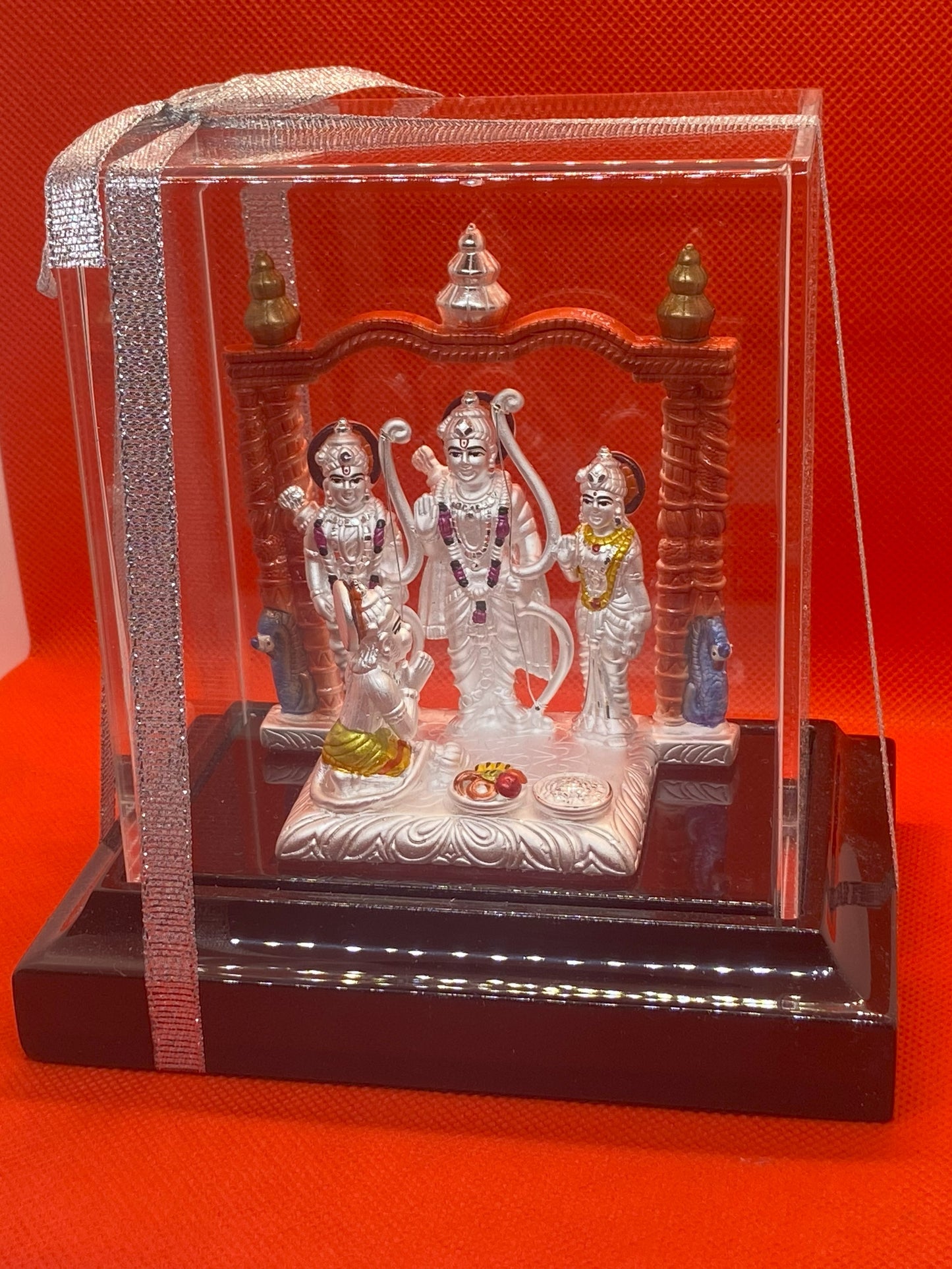 999 Pure silver Ram Parivar idol