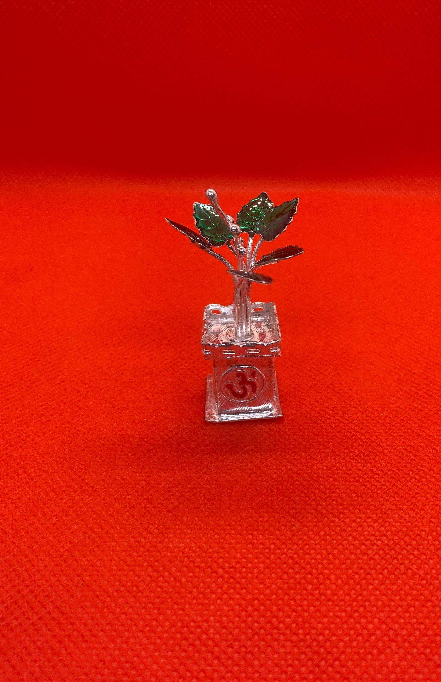 925 solid Silver Tulsi Goddess Plant