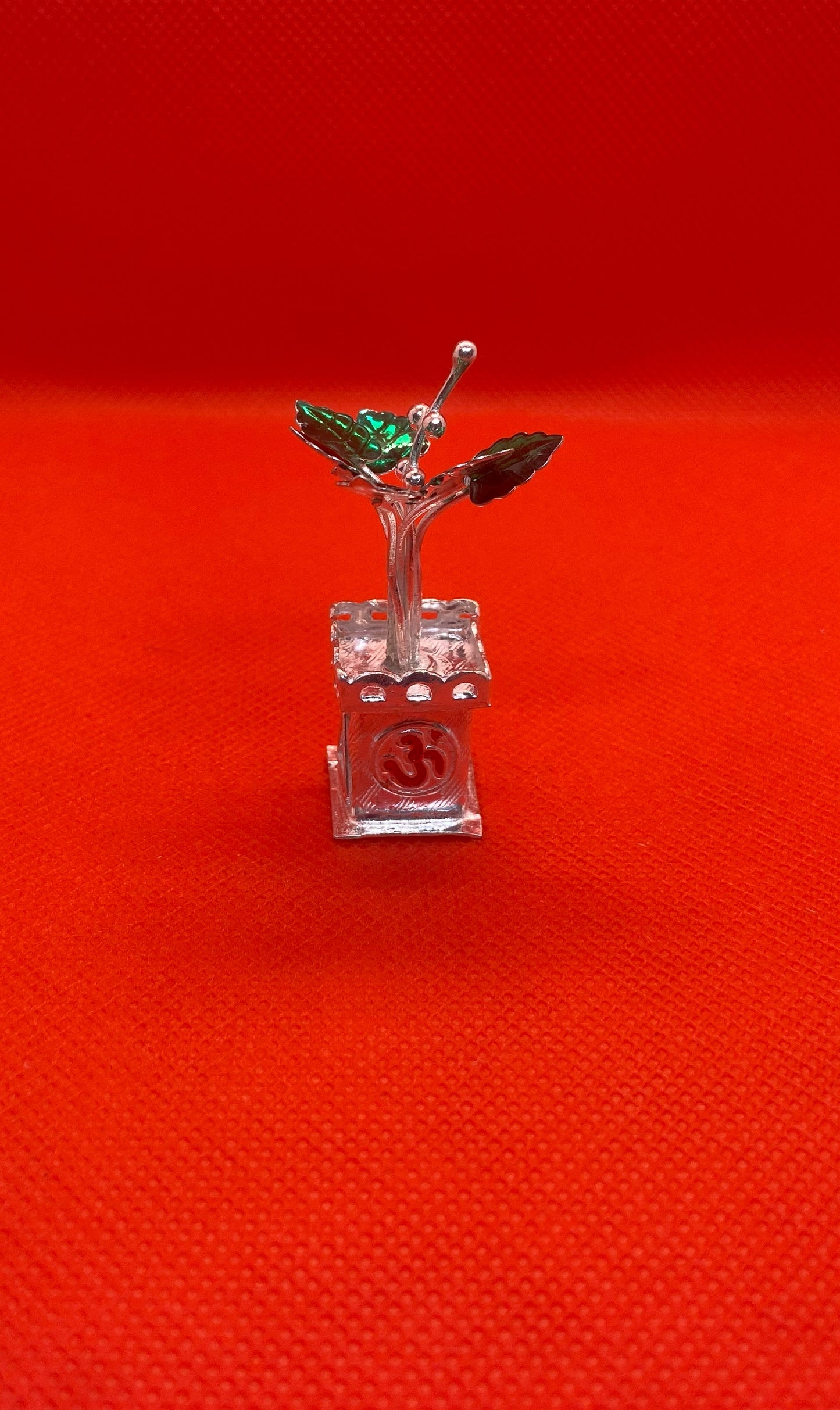 925 solid Silver Tulsi Goddess Plant