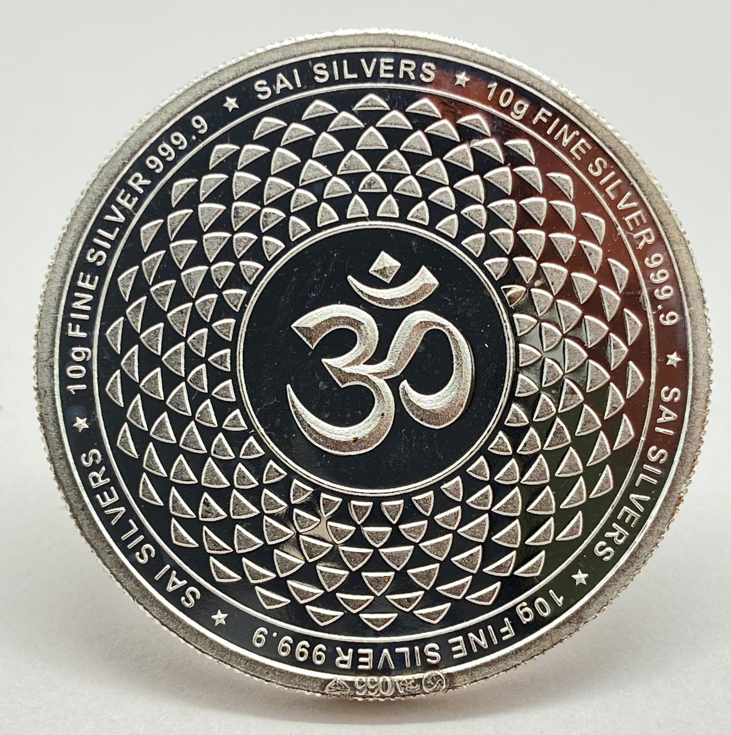 BIS Hallmarked 999 Pure Silver Laxmi Ganesh Silver Coin